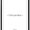 affiche-poster-citation-kaamelott-pas-faux-A4-cadre