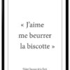 affiche-poster-citation-oss-117-biscotte-A4-cadre