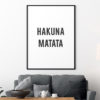 affiche-poster-citation-roi-lion-hakuna-matata-mockup-bold