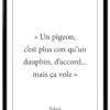 affiche-poster-citation-audiard-pigeon-A4-cadre