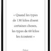 affiche-poster-citation-audiard-130-kilos-A4-cadre