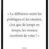 affiche-poster-citation-coluche-politique-A4-cadre